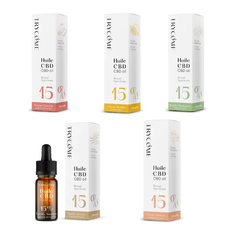 CBD Oils Flavored 10ML 15% CBD