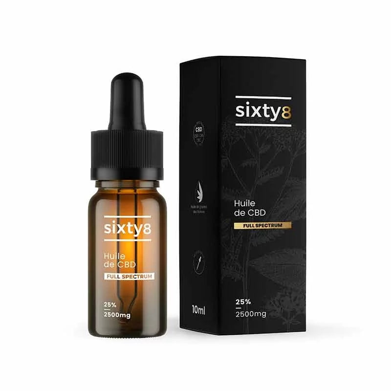 CBD Oils Full Spectrum 10ML 5%-25% CBD - Sixty8