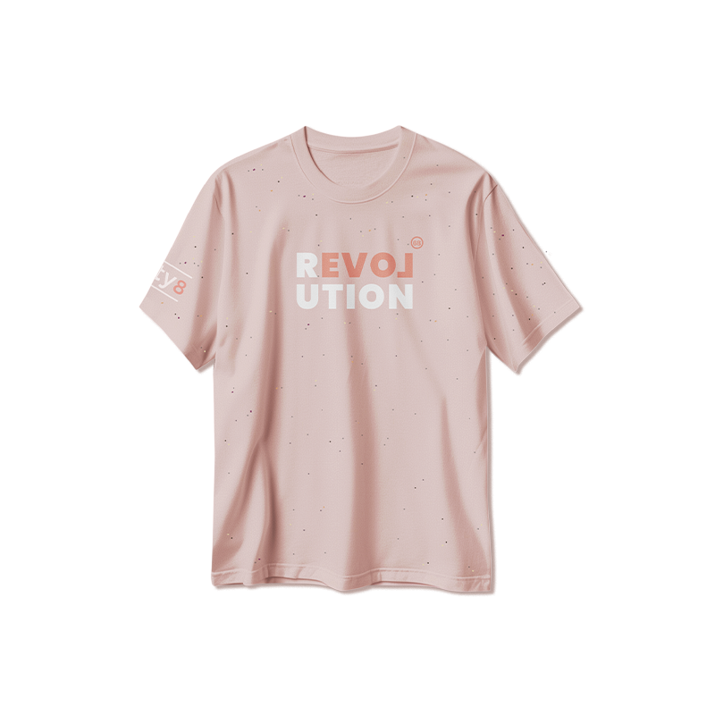 Sixty8 T-Shirt in pink with dots