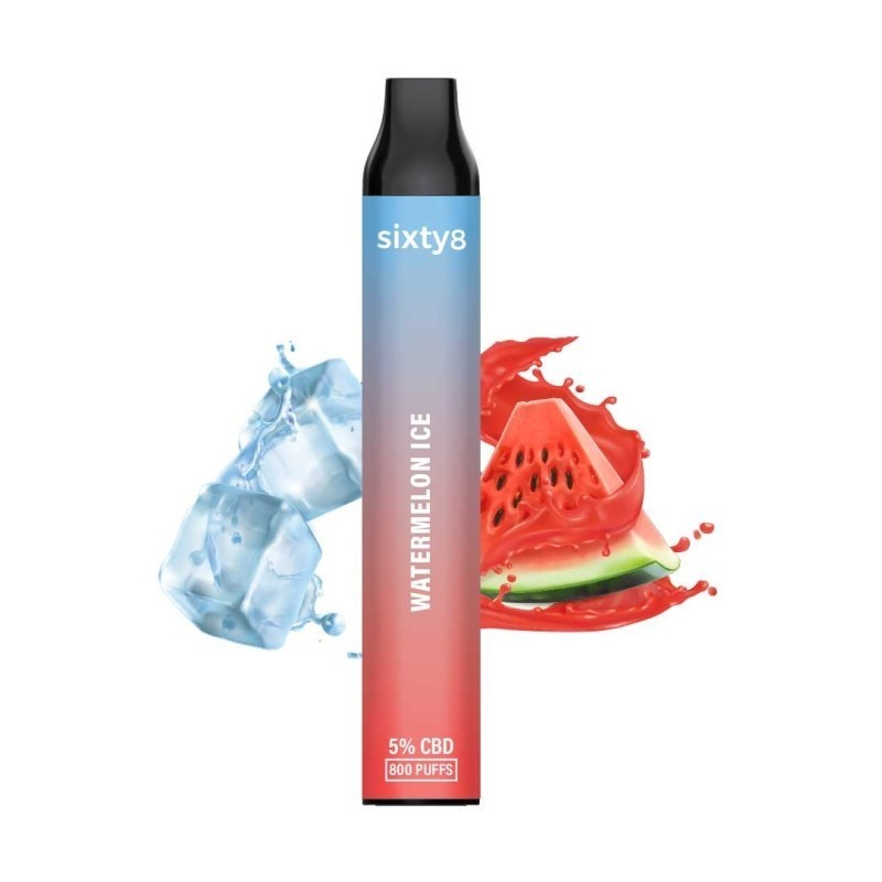 Puff Pen CBD (5 %) Watermelon Ice von Sixty8 Rumänien