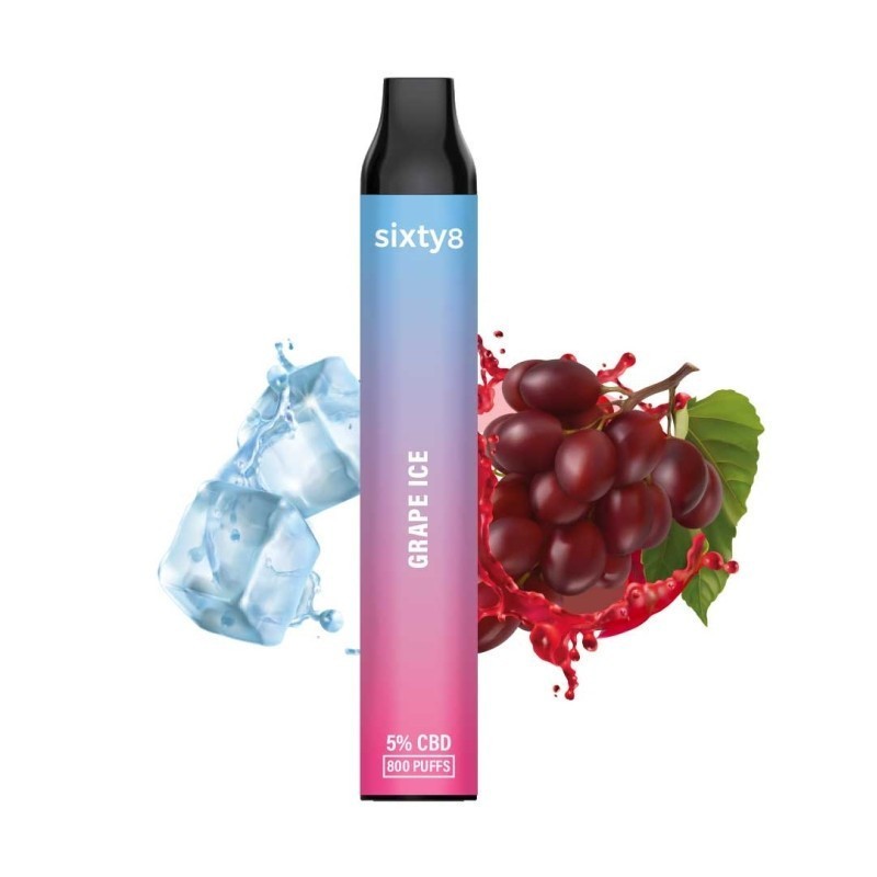 Puff Pen CBD (5%) Grape Ice by Sixty8 Romania