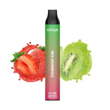 CBD Puff Pen (5 %) Strawberry Kiwi von Sixty8 Rumänien