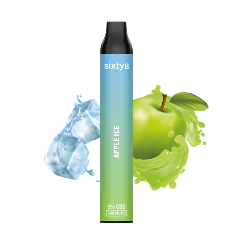 Puff Pen CBD (5 %) Apple Ice von Sixty8 Rumänien