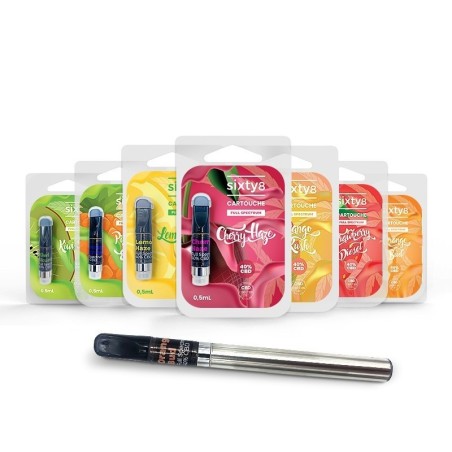 0.5 ml 60% CBD Mango Kush cartridge by Sixty8 Romania