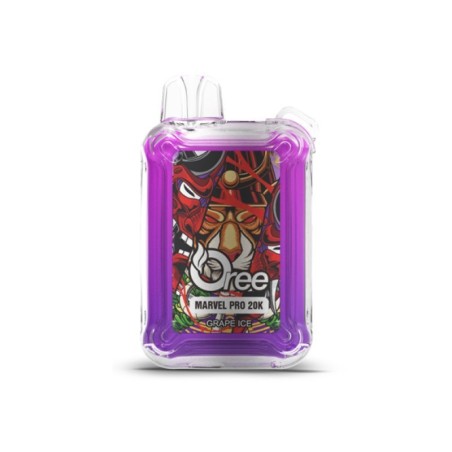 Grape Ice 25K Puffs Nicotine Marvel Oree