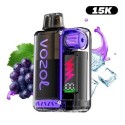 VOZOL 15K Rechargeable Puff, Frozen Grape, 12 ml
