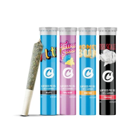 Pack of 4 infused Cookies pre-rolls