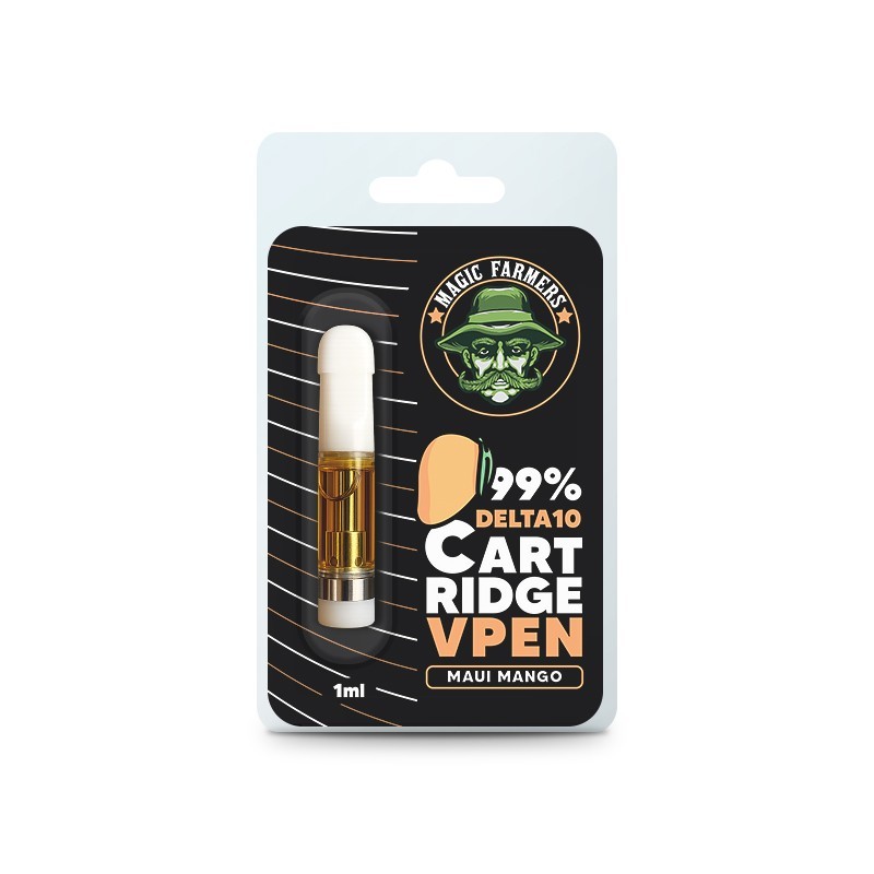 Kartusche 1 ml 99 % Delta-10 Maui Mango | Tropischer Mangogeschmack | Sixty8