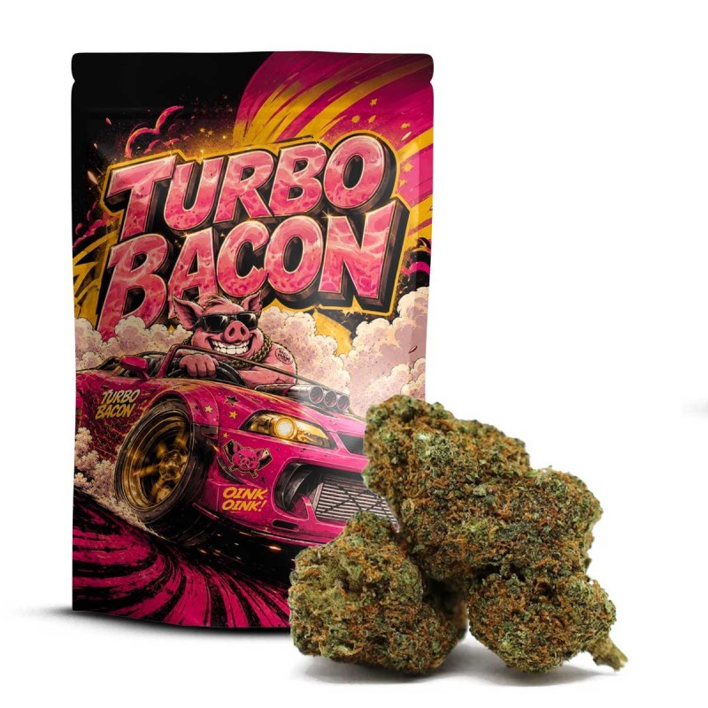 Turbo Bacon 50% Delta 10 | Starke Premium-Blüte | Sixty8