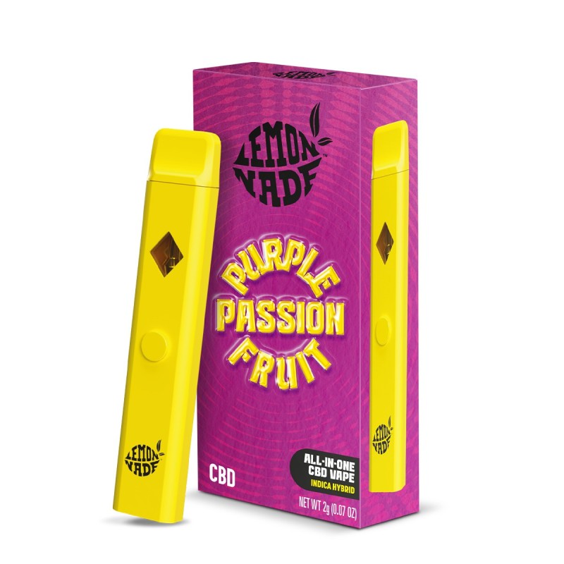 Vape Purple Passion Fruit 2ML CBD | Lemonade by Cookies®