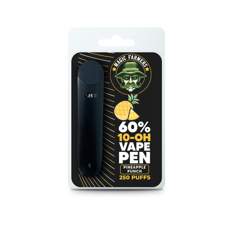 10-OH-HHC Vape Pineapple Punch 60% 10-OH-HHC Einweg Pen (250 Züge)