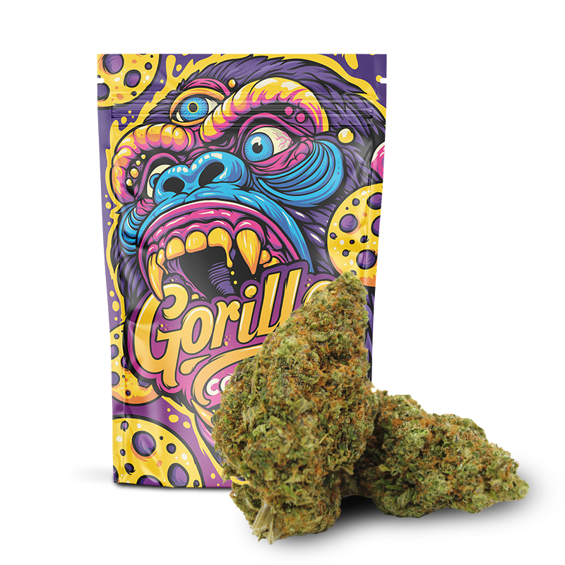 Gorilla Cookies 10% THC-P flowers (1g-100g)