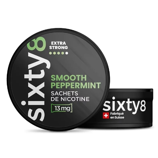 Sixty8 SNUS NICOTIN MENTHE POIVRÉE 1 pièce.