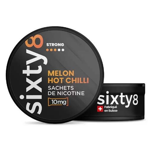 Sixty8 SNUS MELON PIMENT CHAUD 1 pièce.