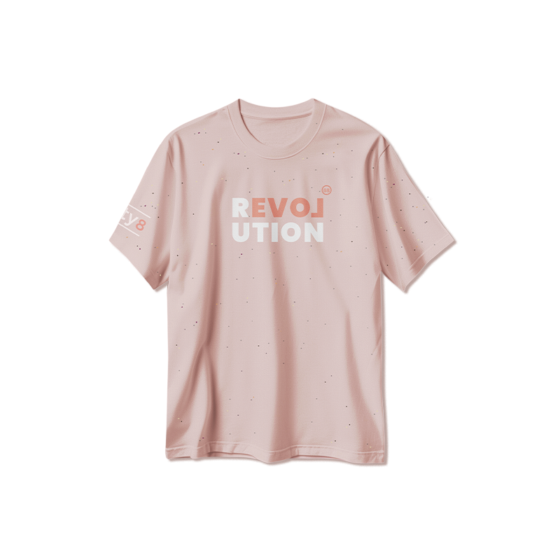 Sixty8 T-Shirt in Rosa mit Punkten