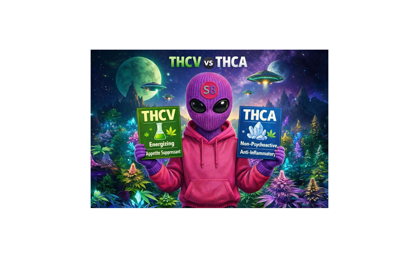 THCV vs. THCA: Was sind die Unterschiede?