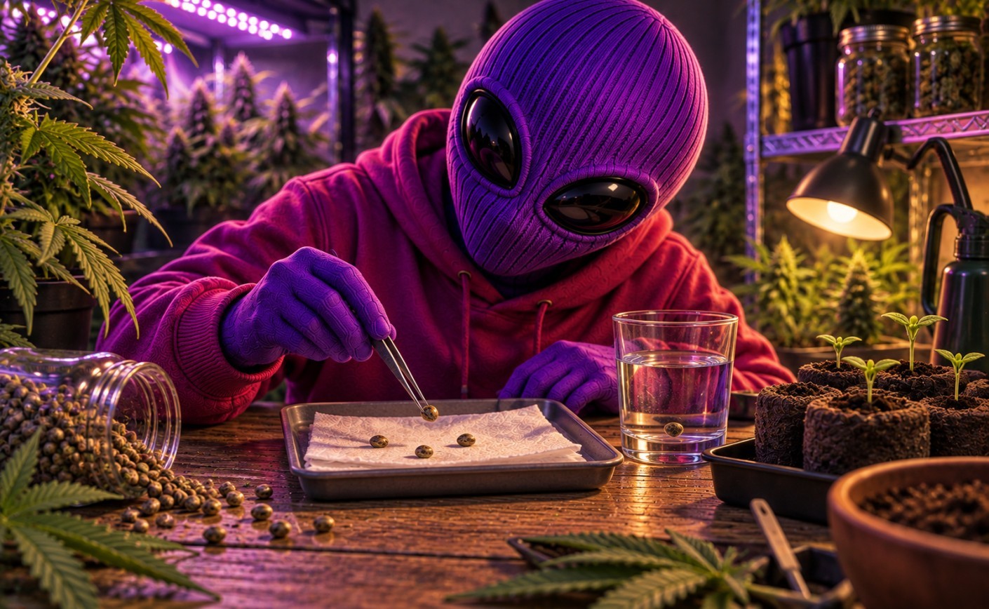 How to germinate a cannabis seed?